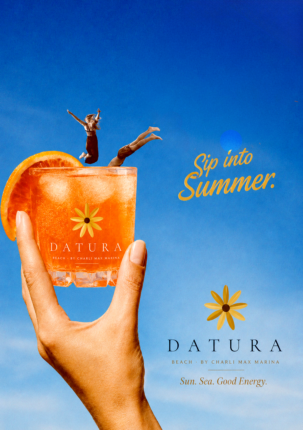 Datura Beach campaign visual